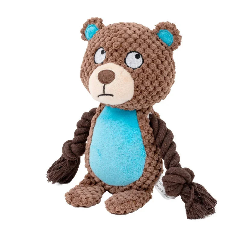 Brinquedo de Peluche com Som para Cães – Resistente a Mordidas